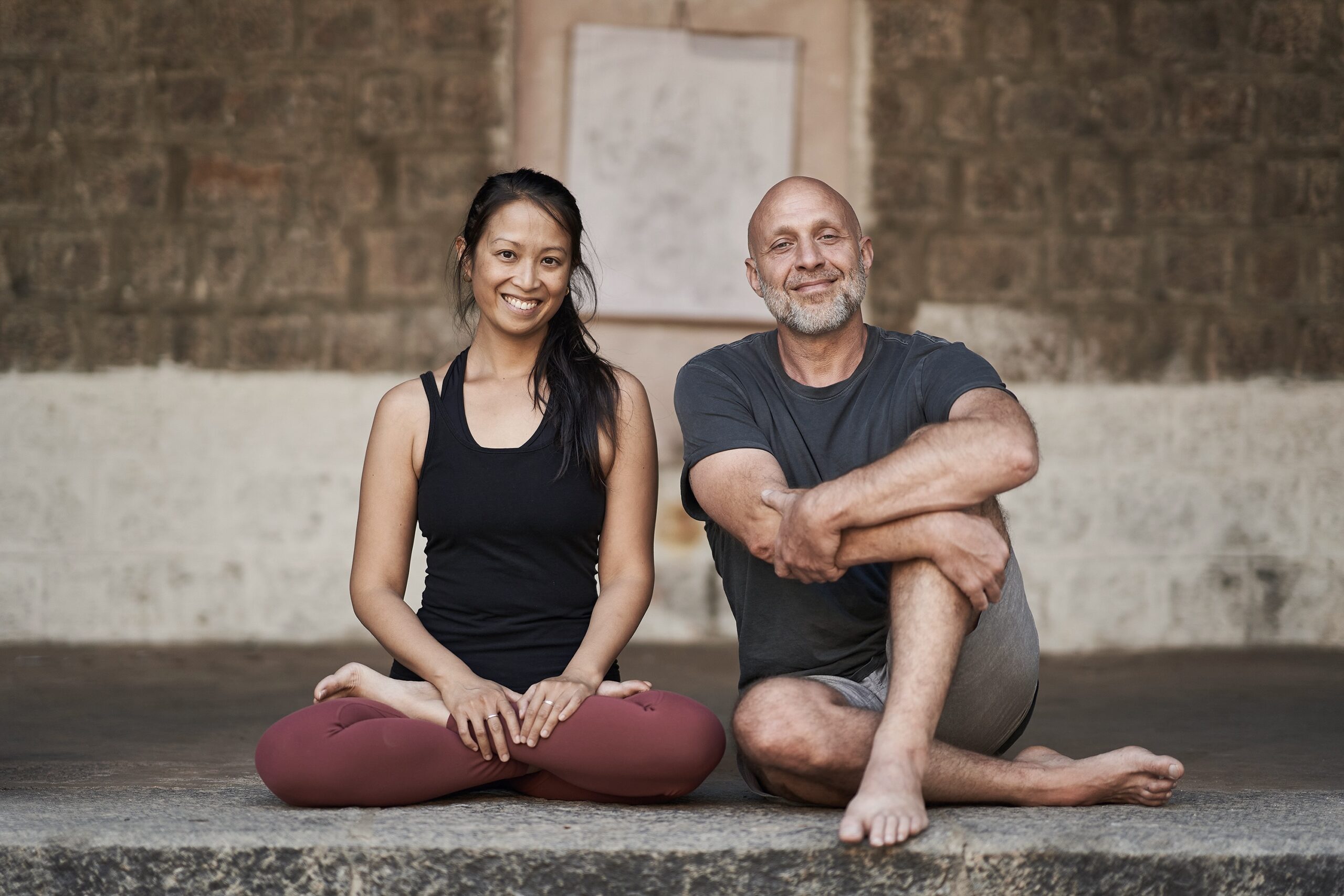 Cyril Lagel & Tran bui founders of ashtanga Koh Phangan