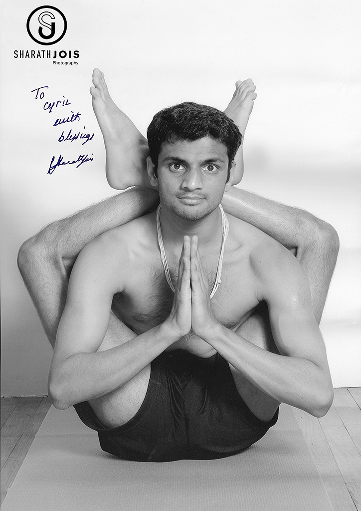 Sharath Jois leader of Sharath Yoga center Mysore india