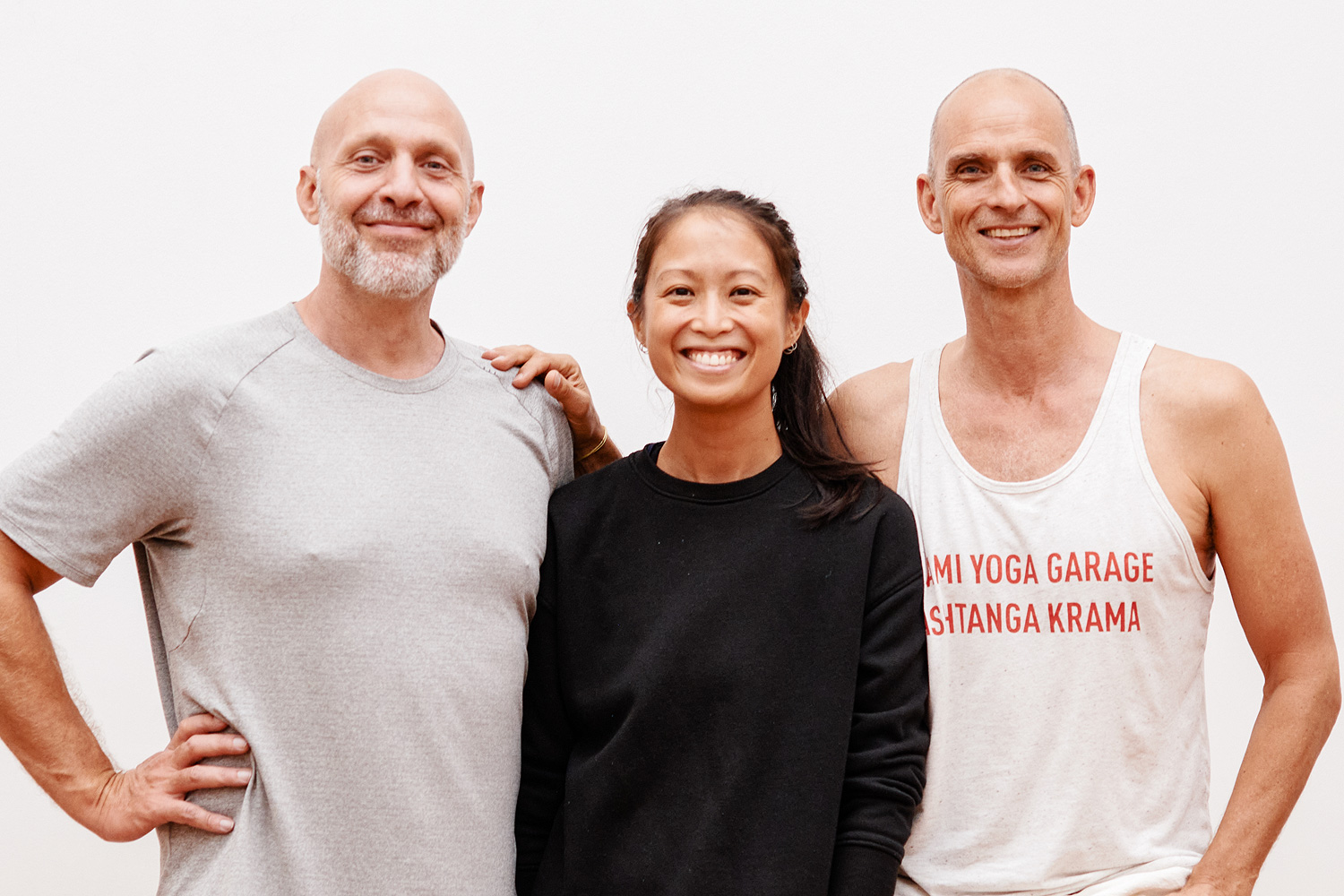 Tim Feldmann, Cyril Lagel, Tran Bui ashtanga authorised teacher's Phangan